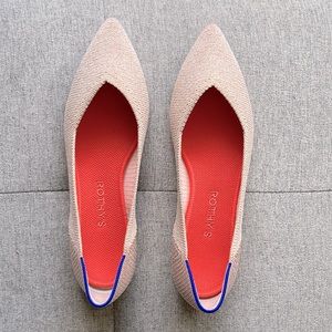Rothy’s Rose Metallic Points